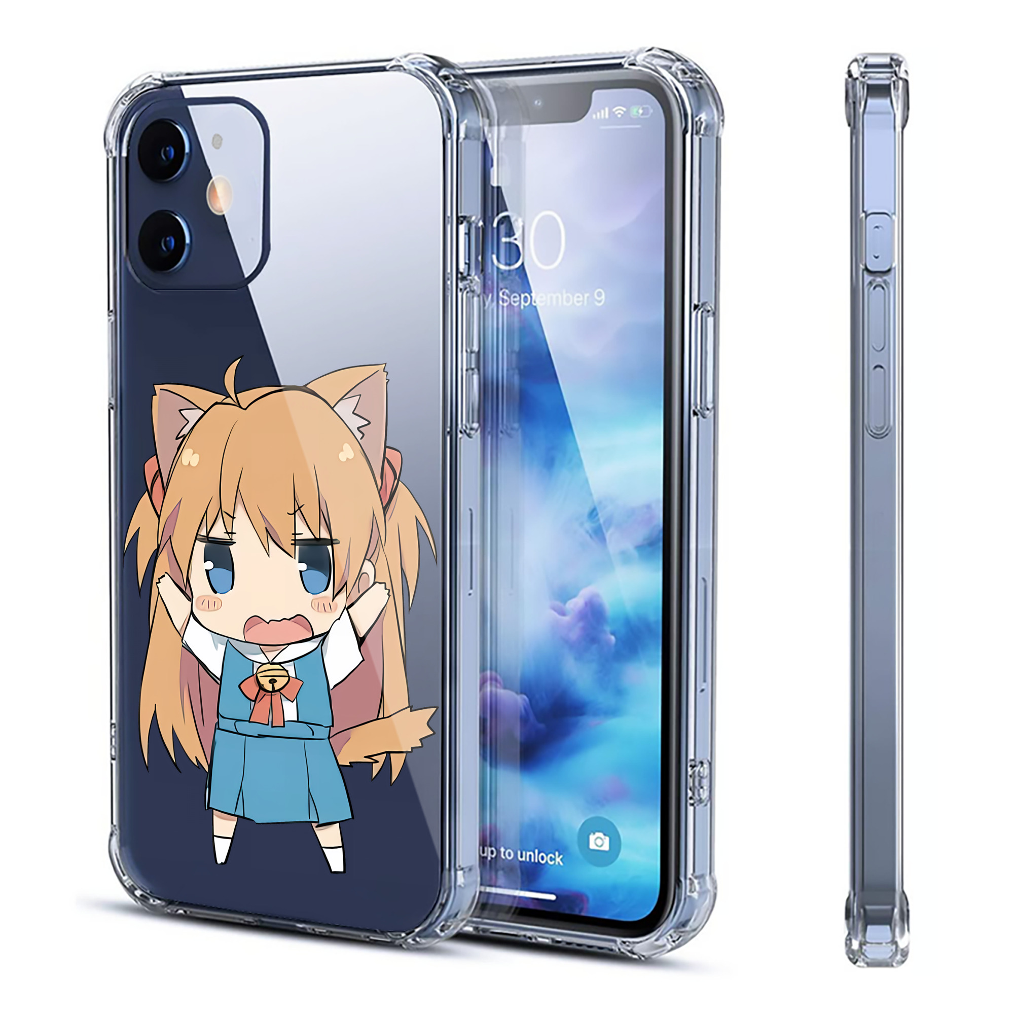 （画像用） EVA 新世紀エヴァンゲリオン 【iPhone 12シリーズ対応】透明スマホケース（クリアソフトケース）